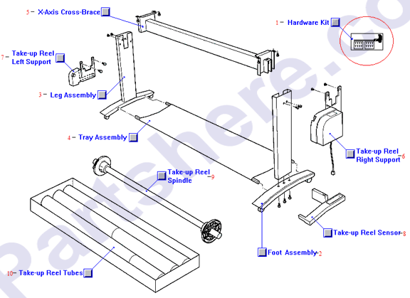 HP parts picture diagram for C4704-60075, C4723-69071, C6246-60009, C4723-60072, C4723-60077, C4723-60095, C4723-60060, C4723-60064, C4723-60084, C4723-60086